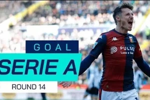 Nhìn lại các bàn thắng ở vòng 14 Serie A 2024-2025