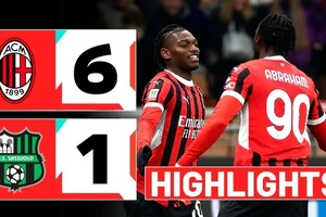 AC Milan vs Sassuolo 6-1: Chukwueze sớm ghi cú đúp, Reijnders, Leao, Calabria, Abraham góp công giúp Milan giành vé tứ kết Coppa Italia