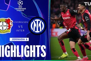 Leverkusen vs Inter Milan 1-0: Terrier dứt điểm không thành công, Mukiele chớp thời cơ hạ gục thủ môn Sommer, hạ Inter phút 90