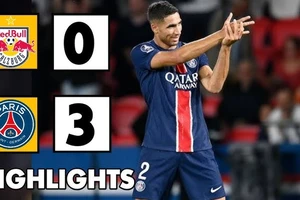 RB Salzburg vs PSG 0-3: Dấu ấn Hakimi 2 pha kiến tạo, Ramos, Mendes, Doue tung nóc lưới, PSG giành gọn 3 điểm