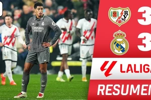 Rayo Vallecano vs Real Madrid 3-3: De Frutos kiến tạo, Lopez bất ngờ mở bàn, Valverde, Bellingham, Rodrygo áp đảo ngược dòng, Mumin, Palazon xuất thần chia điểm Real 