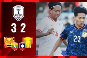 Myanmar vs Lào 3-2: Lwin Moe Aung mở bàn, Kydavone Souvanny, Chony Waenpaseuth bất ngờ dẫn trước, Win Naing Tun xuất thần ngược dòng giành chiến thắng