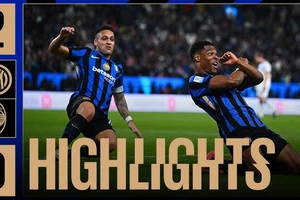 Inter Milan vs Atalanta 2-0: Lautaro Martinez không thắng nổi thủ môn Carnesecchi, hậu vệ Dumfries chớp thời cơ ghi cú đúp, giành vé chung kết Super Cup Italia 