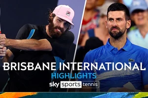 Reilly Opelka vs Novak Djokovic 6-7 (6-8), 3-6: Hạ Djokovic, Opelka gặp tay vợt người Pháp Mpetshi Perricard ở bán kết Brisbane International 2025