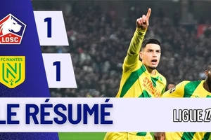 Lille vs Nantes 1-1: Gabriel Gudmundsson khai bàn phút 40, Matthis Abline chia điểm kịp thời nhờ penalty