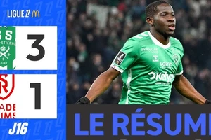 Saint Etienne vs Reims 3-1: Nakamura Keito mở bàn nhưng Augustine Boakye xuất thần cú đúp, Lucas Stassin chốt hạ cú ngược dòng mãn nhãn