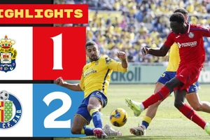 Las Palmas vs Getafe 1-2: Tâm điểm cuối trận, Coba Costa mở bàn, Borja Mayoral nhân đôi tỷ số, Adnan Januzaj ngược dòng bất thành