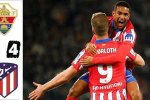 Elche vs Atletico Madrid 0-4: Solorth tỏa sáng cú đúp nhờ penalty, Riquelme, Fernandez nhận thẻ đỏ, Julian Alvarez ấn định chiến thắng đậm đà