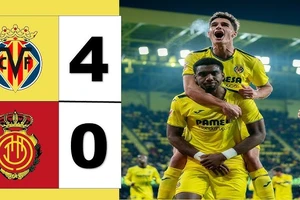 Villarreal vs Mallorca 4-0: Lần lượt Logan Costa, Alex Baena, Dani Parejo, Yeremy Pino phá lưới, "Tàu ngầm vàng" nhấn chìm đối thủ sau 28 phút