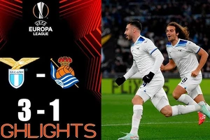 Lazio vs Real Sociedad 3-1: Mario Gila sớm khai bàn, Mattia Zaccagni, Valentin Castellanos áp đảo tỷ số sau 34 phút, Aihen Munoz nhận thẻ đỏ, Barrenetxea ghi bàn danh dự