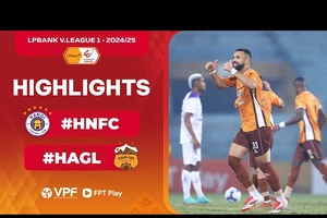 Hà Nội vs HAGL 0-1: Đình Hai sớm bị thẻ đỏ phút thứ 5, Duy Mạnh đẩy Marciel, VAR giúp Jairo ghi bàn duy nhất trên chấm penalty