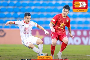 Hà Tĩnh vs Hải Phòng 1-1: Ngọc Tú bất ngờ phản lưới nhà ngay phút thứ 9, Việt Hưng đánh đầu kịp cứu thua phút cuối, chia điểm may mắn