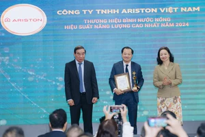 Máy nước nóng Ariston đoạt giải thưởng Hiệu suất Năng lượng cao nhất năm 2024