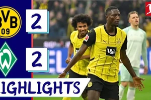 Borussia Dortmund vs Werder Bremen 2-2: Guirassy mở bàn, Friedl phản lưới nhà, Bittencourt, Ducksch ngược dòng buộc Dortmund chia điểm