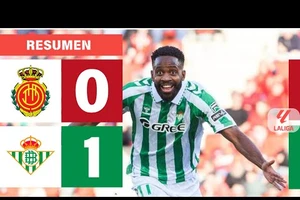 Mallorca vs Real Betis 0-1: Omar Mascarell bị thẻ đỏ, Cedric Bakambu tỏa sáng phút 90'+6, bỏ túi 3 điểm đầy bất ngờ 