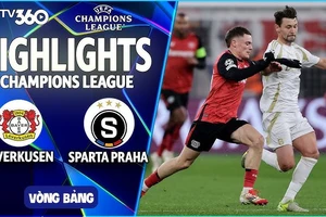 Bayer Leverkusen vs Sparta Praha 2-0: Florian Wirtz sút căng mở bàn, Nathan Tella chớp thời cơ ấn định 3 điểm, Leverkusen củng cố vị trí thứ 6 Champions League