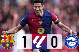 Barcelona vs Alaves 1-0: Sao trẻ Yamal kiến tạo, Lewandowski chớp thời cơ ghi bàn duy nhất, Barca giành gọn chiến thắng suýt sao