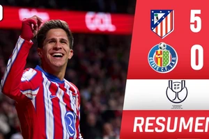 Atletico Madrid vs Getafe 5-0: Con trai Simeone, Giuliano Simeone tỏa sáng cú đúp khai tiệc, Lino, Correa, Sorloth góp công tiệc chiến thắng, bước tiếp Copa del Rey 