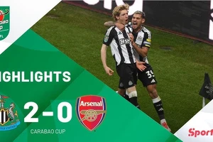 Newcastle vs Arsenal 2-0 (4-0): Jacob Murphy mở bàn, thủ môn Raya sai lầm, Gordon chốt vé chung kết Carabao Cup gặp Liverpool hoặc Tottenham ngày 16/3