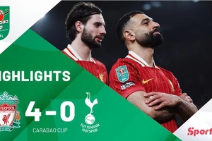 Liverpool vs Tottenham 4-0 (4-1): Lần lượt Gakpo, Salah, Szoboszlai, Van Dijk tỏa sáng, Liv gặp Newcastle ở chung kết Carabao Cup ngày 16/3