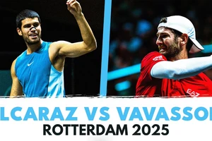  Carlos Alcaraz vs Andrea Vavassori 6-2, 6-1: Alcaraz hạ dễ dàng Vavassori, giành vé gặp Pedro Martinez ở tứ kết Rotterdam 2025