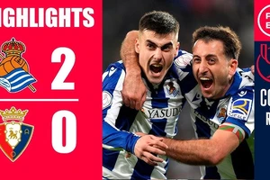 Real Sociedad vs Osasuna 2–0: Oyarzabal kiến tạo, Ander Barrenetxea khai bàn, Brais Mendez chốt hạ chiếc vé bán kết Copa del Rey 