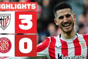 Athletic Bilbao vs Girona 3-0: Ngày Oihan Sancet sánh vai người hùng với cú hattrick đẹp mắt, bỏ túi 3 điểm dễ dàng