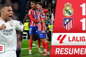 Real Madrid vs Atletico Madrid 1-1: Bất phân thắng bại, Alvarez khai bàn trên chấm penalty, Mbappe nhanh chân đá bồi cứu thua, Real chia điểm kịch tính