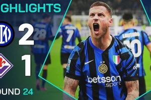 Inter Milan vs Fiorentina 2-1: Marin Pongracic bất ngờ phản lưới nhà, Mandragora gỡ hòa nhờ chấm penalty, Arnautovic ấn định chiến thắng, Inter còn thua Napoli 1 điểm 