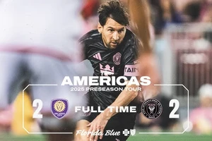 Giao hữu, Orlando vs Inter Miami 2-2: Ojeda, Enrique lập công, Messi, Suarez bị khóa chặt, Allende tỏa sáng, Picault cứu thua phút bù giờ