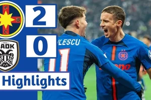 Fcsb vs Paok 2-0 (4-1): Juri Cisotti đệm bóng cận thành mở bàn, David Miculescu chốt hạ chiếc vé vòng 1/8 Europa League