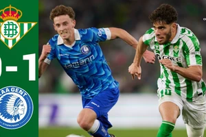 Real Betis vs Gent 0-1 (3-1): Archie Brown ghi bàn duy nhất, giành chiến thắng chung cuộc dễ dàng, Vitor Roque nhận thẻ đỏ, Betis bước tiếp vòng 1/8 Conference League