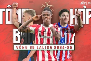 Thưởng thức lại các bàn thắng đẹp mắt vòng 25 La Liga 