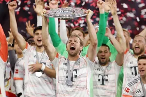 Harry Kane lần đầu đăng quang Bundesliga cùng Bayern Munich với 31 trận, 26 bàn thắng, 8 đường kiến tạo