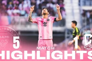 Inter Miami vs Columbus Crew 5-1: Dàn sao Allende mở bàn, Messi tỏa sáng cú đúp, Suarez, Picault thể hiện sức mạnh, Ruvalcaba ghi bàn danh dự