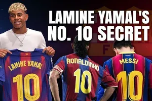 Lamine Yamal xứng đáng món quà sinh nhật 18 tuổi là chiếc áo số 10 Barcelona từ chủ tịch Joan Laporta, món quà cam kết đến năm 2031 cho tài năng trẻ Tây Ban Nha