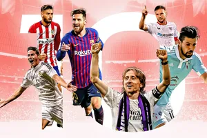 Leo Messi, Luka Modric,... dẫn đầu những pha ghi bàn đẹp mắt của cầu thủ số 10 ở đấu trường La Liga 2015-2025