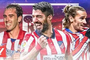 Những bàn thắng phút cuối đầy ấn tượng của dàn sao Atletico Madrid: Griezmann, Godin, Suarez và Rojiblancos,... khiến HLV Diego Simeone thăng hoa đấu trường La Liga
