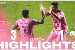 Inter Miami vs Pumas 3-1: Ruvalcaba khai bàn nhưng De Paul gỡ hòa, Suarez nhân đôi tỷ số trên chấm penalty, Allende chốt hạ chiến thắng dù vắng ngôi sao Messi 