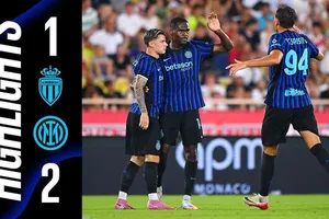 Giao hữu, Monaco vs Inter Milan 1-2: Akliouche sớm khai bàn ngay phút thứ 2 nhưng Lautaro Martinez gỡ hòa, Bonny chốt hạ chiến thắng