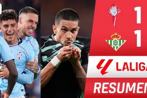 Celta Vigo vs Betis 1-1: Giovani Lo Celso kiến tạo, cựu sao Barca Bartra khai bàn, Hugo Alvarez chia điểm