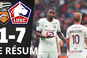 Lorient vs LOSC Lille 1-7: Hiệp 2 bùng nổ 8 bàn thắng, Romain Perraud khai bàn, Fernandez-Pardo, Hamza Igamane ghi cú đúp, Arnar Haraldsson, Osame Sahraoui vùi dập chủ nhà