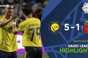 Al Nassr vs Al Riyadh 5-1: Ronaldo, Felix đua tài ghi cú đúp, Coman góp công trút mưa bàn thắng, Sylla chỉ ghi bàn danh dự