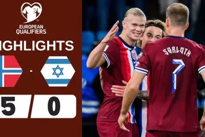 Na Uy vs Israel 5-0: Haaland xuất thần cú hattrick, Sorloth, Nusa dấu ấn kiến tạo, Khalaili, Nachmias phản lưới nhà