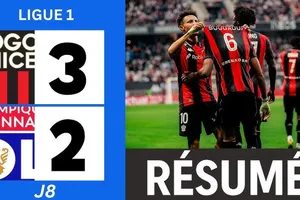 Nice vs Lyon 3-2: Melvin Bard sớm mở bàn, Sofiane Diop, Hicham Boudaoui chốt hạ chiến thắng, Pavel Sulc ghi cú đúp nhưng cứu thua không nổi