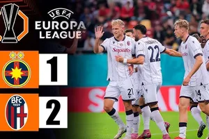 FCSB vs Bologna 1-2: Jens Odgaard đệm bóng cận thành sớm mở bàn, Thijs Dallinga chớp thời cơ nhân đôi tỷ số sau 12 phút, Daniel Birligea ghi bàn danh dự