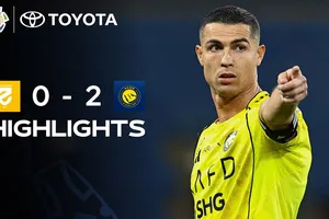 Al Hazm vs Al Nassr 0-2: Yahya kiến tạo, Felix mở bàn, Wesley đột phá kiến tạo, sao Ronaldo "nã đạn" cháy lưới thủ thành Varela