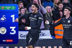 Swansea City vs Man City 1-3: Haaland vắng mặt, Doku, Marmoush, Cherki đua tài ghi bàn, Franco ghi bàn danh dự, HLV Pep Guardiola giành chiến thắng thuyết phục
