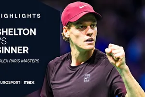 Jannik Sinner vs Ben Shelton 6-3, 6-3: Hạ Shelton nhanh chóng sau 70 phút, Sinner giành vé bán kết Paris Masters gặp Alexander Zverev