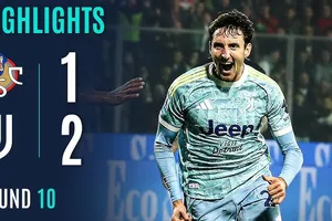 Cremonese vs Juventus 1-2: Kostic sớm tỏa sáng phút thứ 2, Cambiaso nhân đôi tỷ số, Jamie Vardy độc diễn ghi bàn danh dự, Juve tiếng vào tốp 6 Serie A